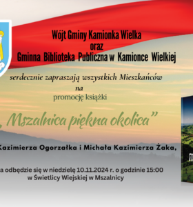 Zaproszenie na promocję książki „Mszalnica piękna okolica”