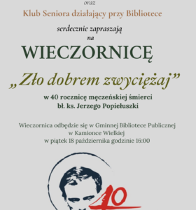 Zaproszenie na Wieczornicę