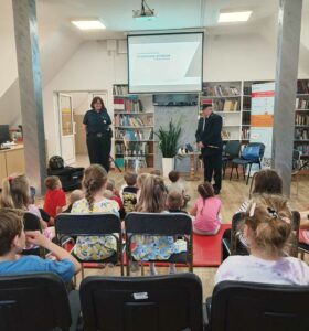 Bezpieczny przejazd – ważna lekcja dla najmłodszych w Kamionce Wielkiej