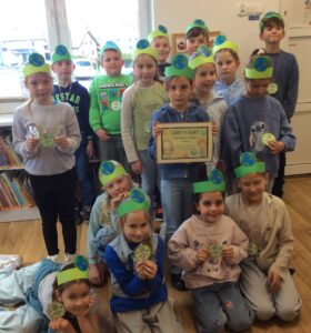 Światowy Dzień Ziemi – lekcja biblioteczna w filii w Mystkowie – 22.04.2026 r.
