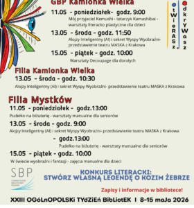 XXIII Ogólnopolski Tydzień Bibliotek!