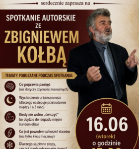 Zaproszenie na spotkanie autorskie ze Zbigniewem Kołbą