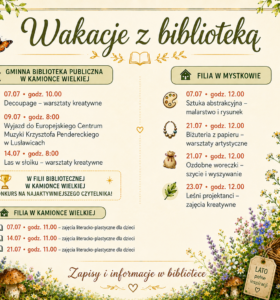 Wakacje w bibliotece 2026!